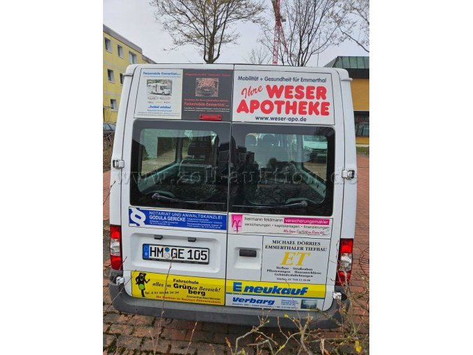 Fahrzeug hintere Ansicht