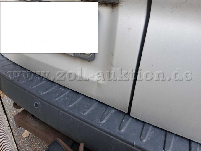 Hecktür eingedrückt