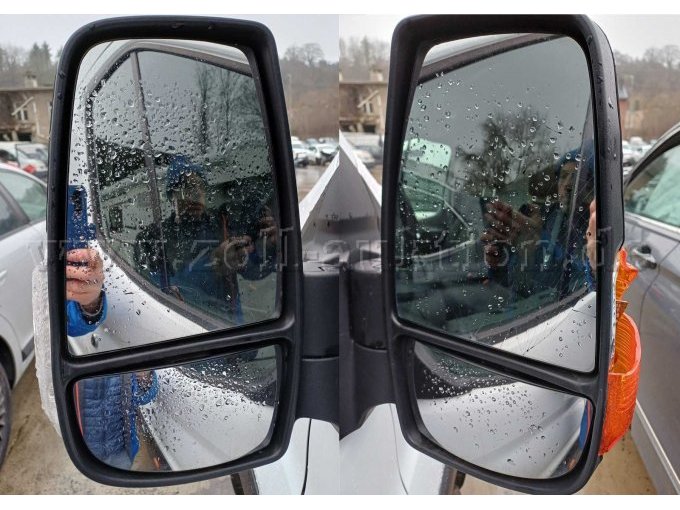 Ford Transit - Außenspiegel mit kaputtem Blinkerglas