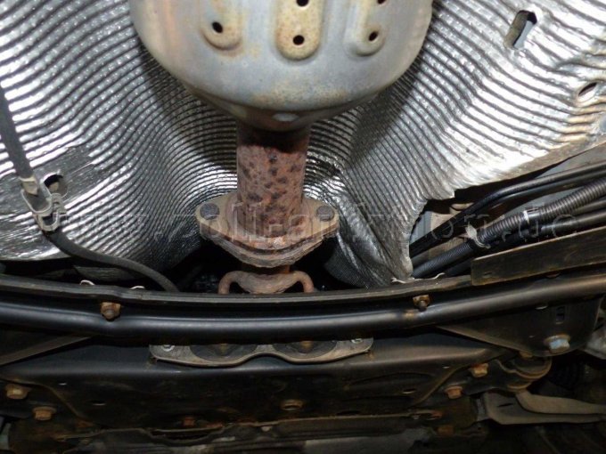 Ansicht drunter, Rostansätze