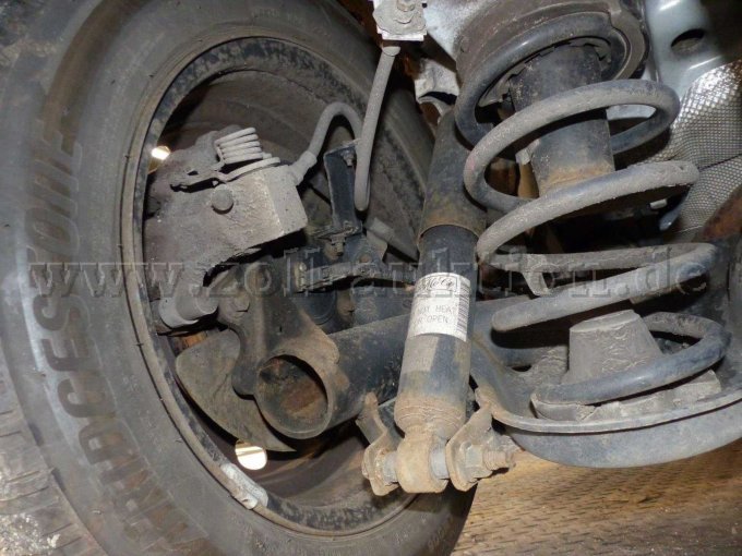 Bremsscheiben hinten mangelhaftes Tragbild