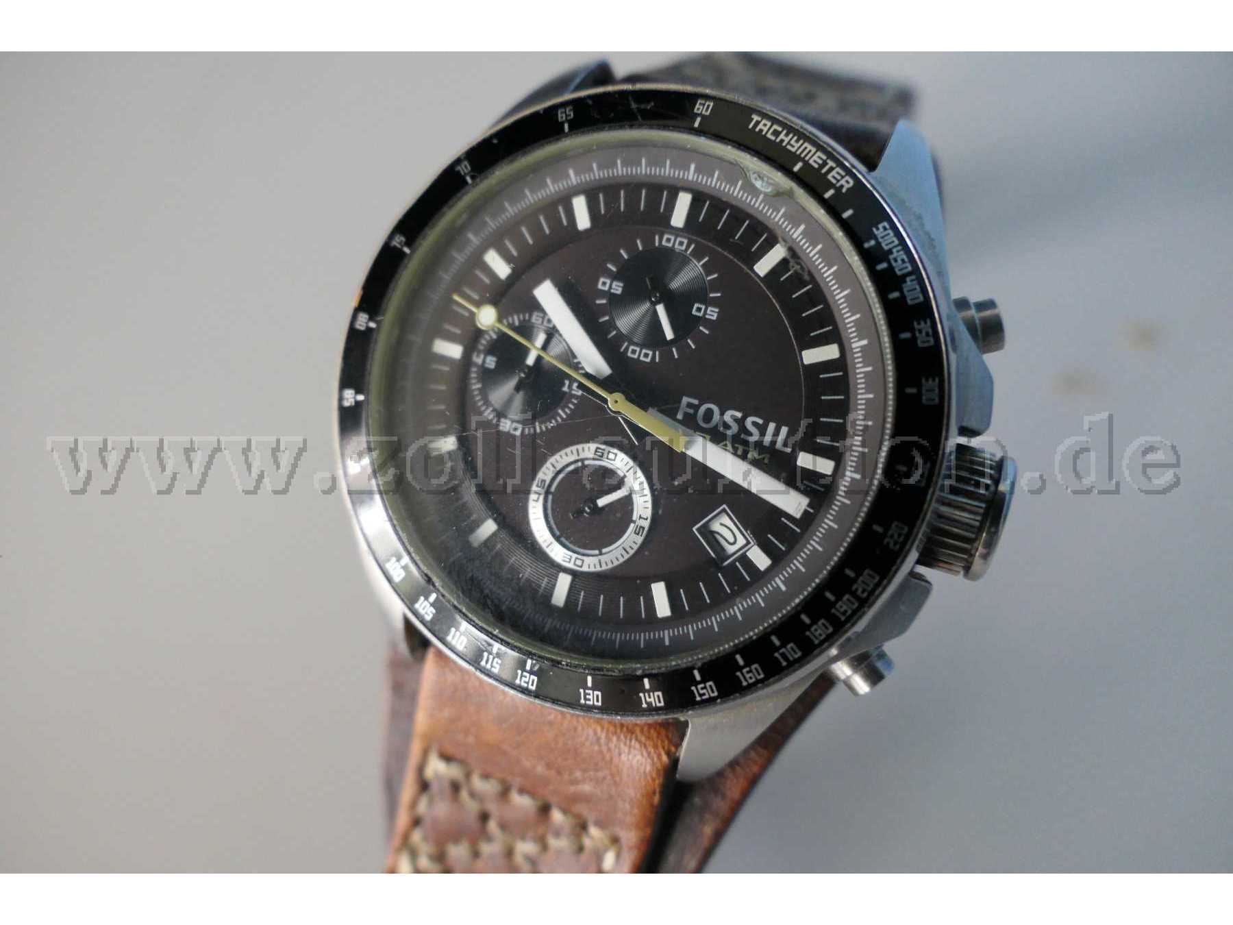 Das Zifferblatt und den Chronographen