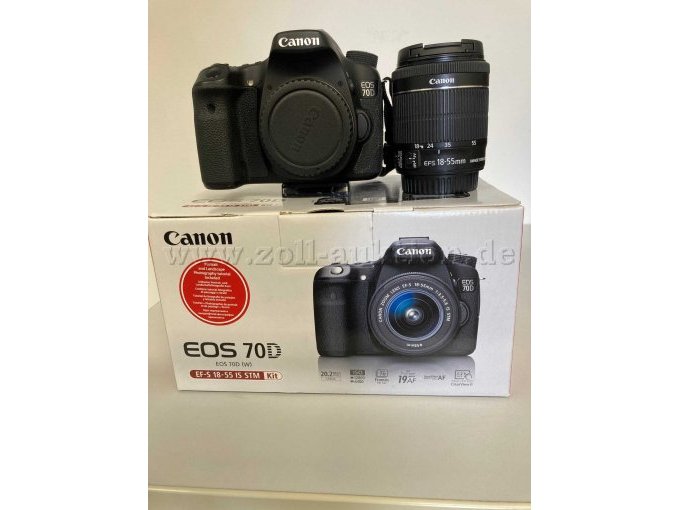 1 Fotoausrüstung Digitalcamera Canon EOS 70D, Objektiv Tamron, Blitzlicht, Stativ – foto 2 – kavel bij Zoll-Auktion, Dresden