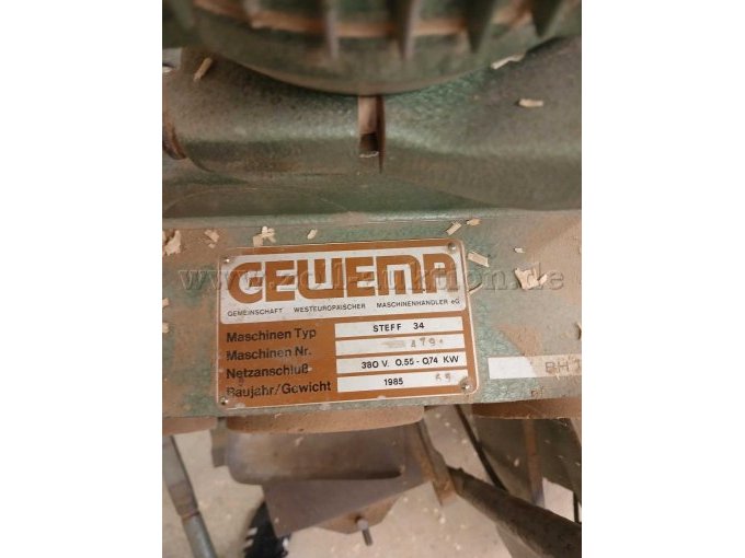 Typenschild Vorschubgerät