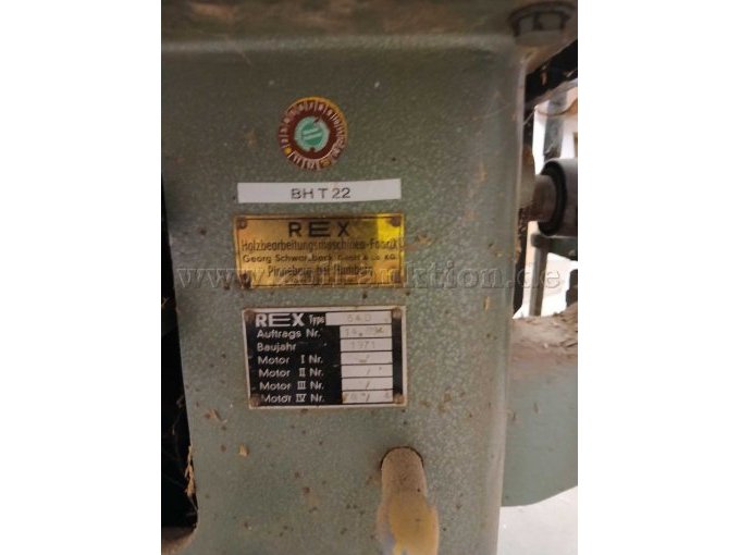 Typenschild Fräsmaschine