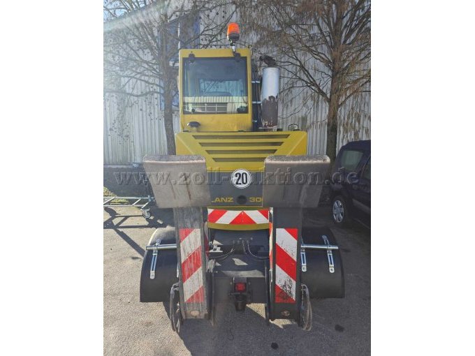 Friedhofbagger Lanz FB3000E,Hinteransicht