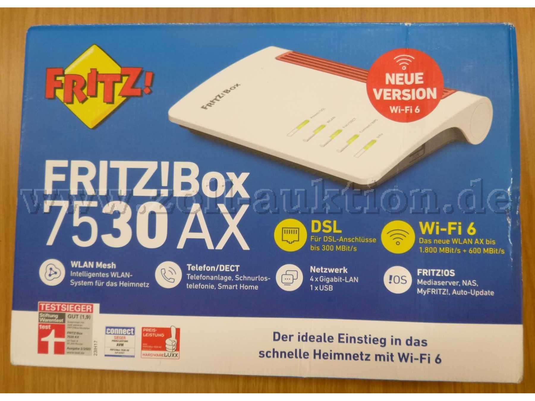 Fritz!Box 7530 AX - DSL-Router - Frontseite