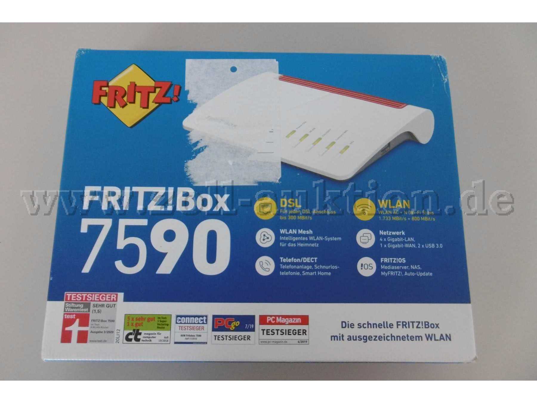 Vorderseite der Umverpackung mit Aufkleberrückständen
