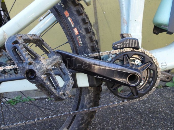 Detailansicht Kurbel und Pedal