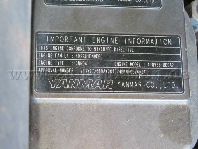 Typenschild 2 Motor