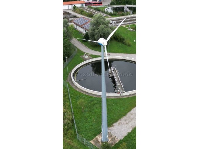 Luftbild Windrad
