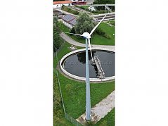Luftbild Windrad