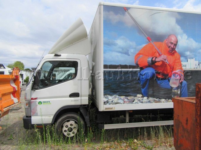 1 Fuso-Canter LKW Geschl. Kasten mit Ladegerät – foto 3 – kavel bij Zoll-Auktion, Rheinberg