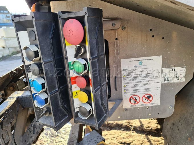 Ansicht Bedienelemente Schüttung + Aufbau