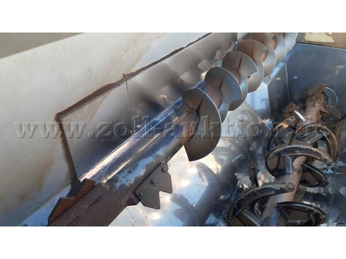 Mischschnecken und Verstärkung Behälterwand