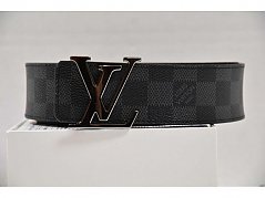 1 Gürtel „Louis Vuitton“ LV Initialer Gürtel Damier Graphite Canvas
