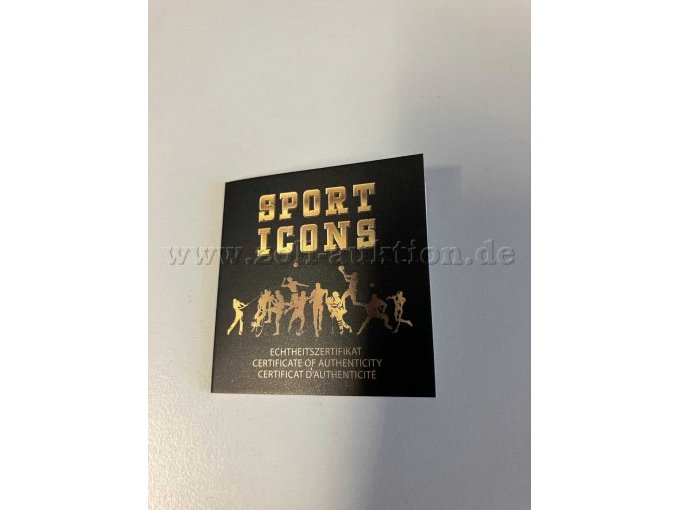 Vorderseite Echtheitszertifikat