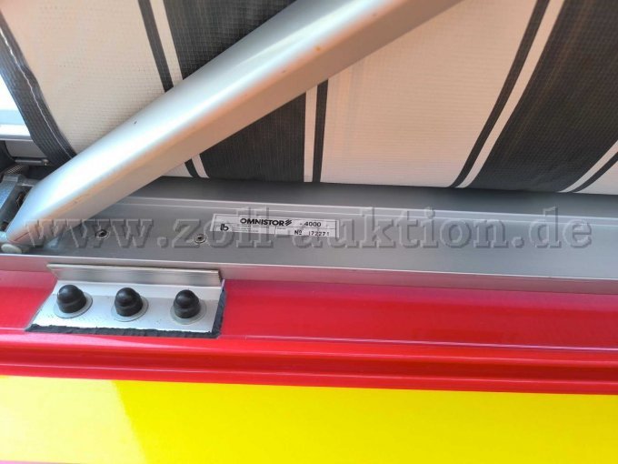 Wettermarkise - Typenschild