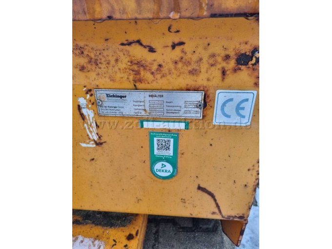 Mulde Eichinger Typenschild