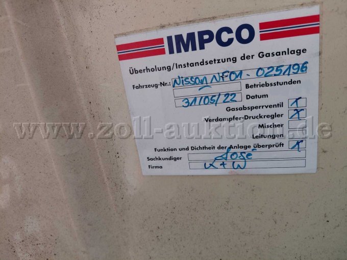 1 Gabelstapler Nissan Typ NF01 – foto 8 – kavel bij Zoll-Auktion, Speyer