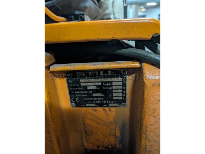 Typschild Gabelstapler