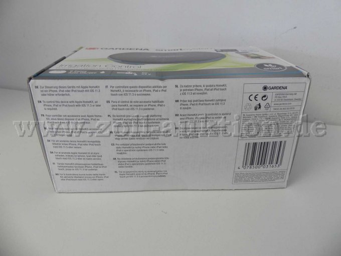 Ansicht Karton von unten