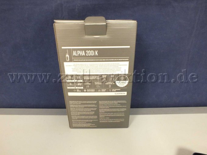 Ansicht der Originalverpackung Rückseite