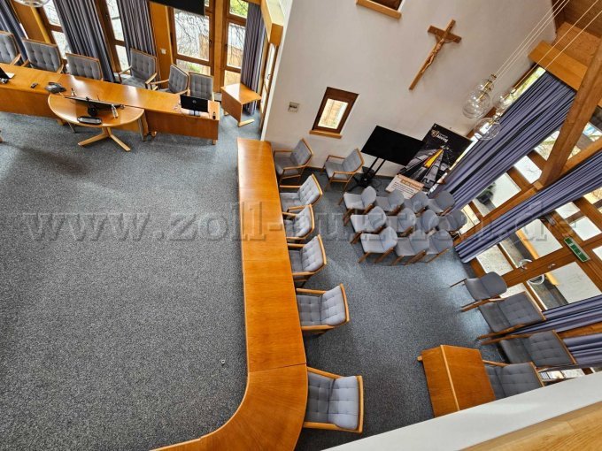 Sitzungsgarnitur mit Besucherstühle von Oben