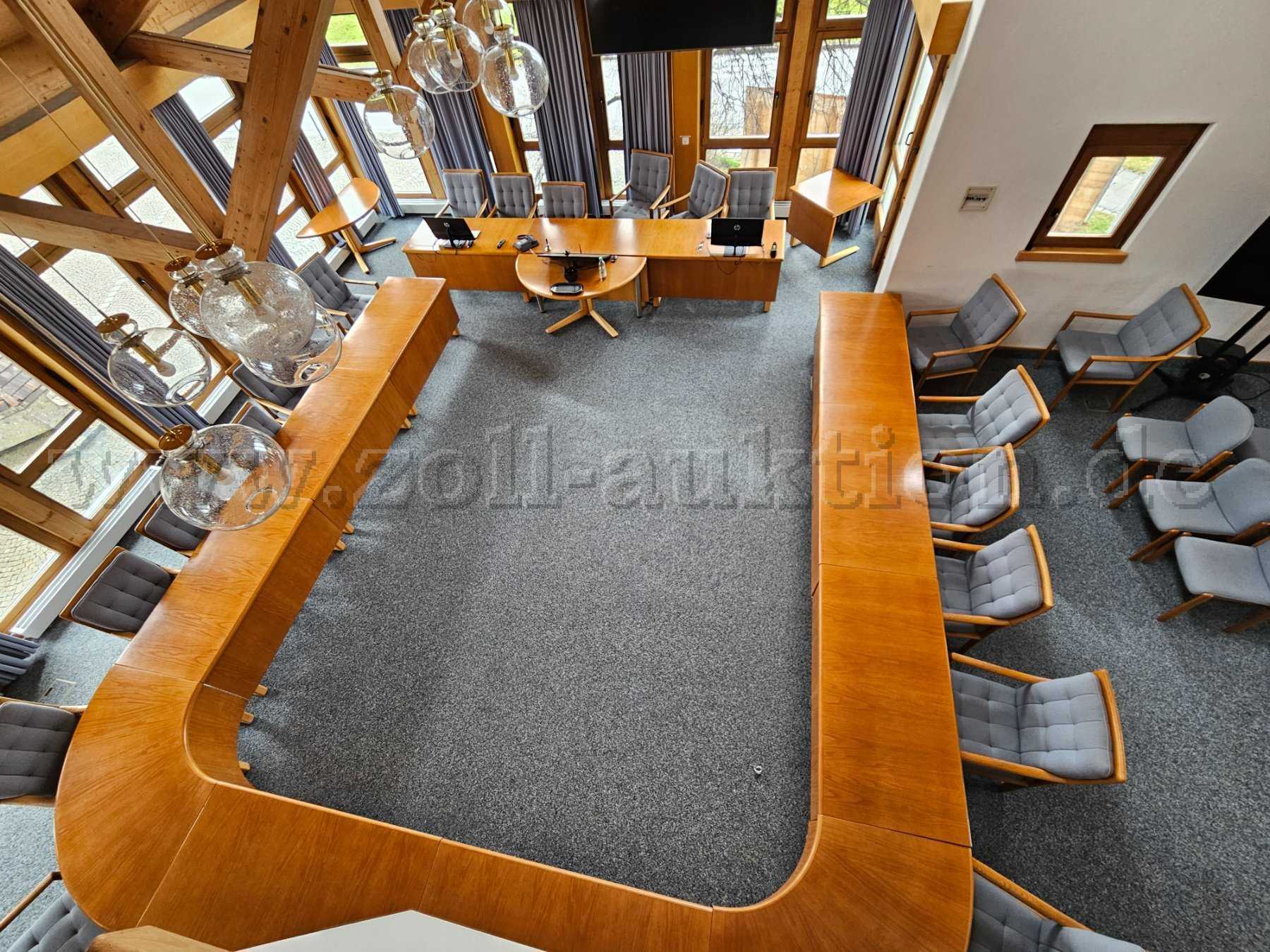 Sitzungsgarnitur von oben