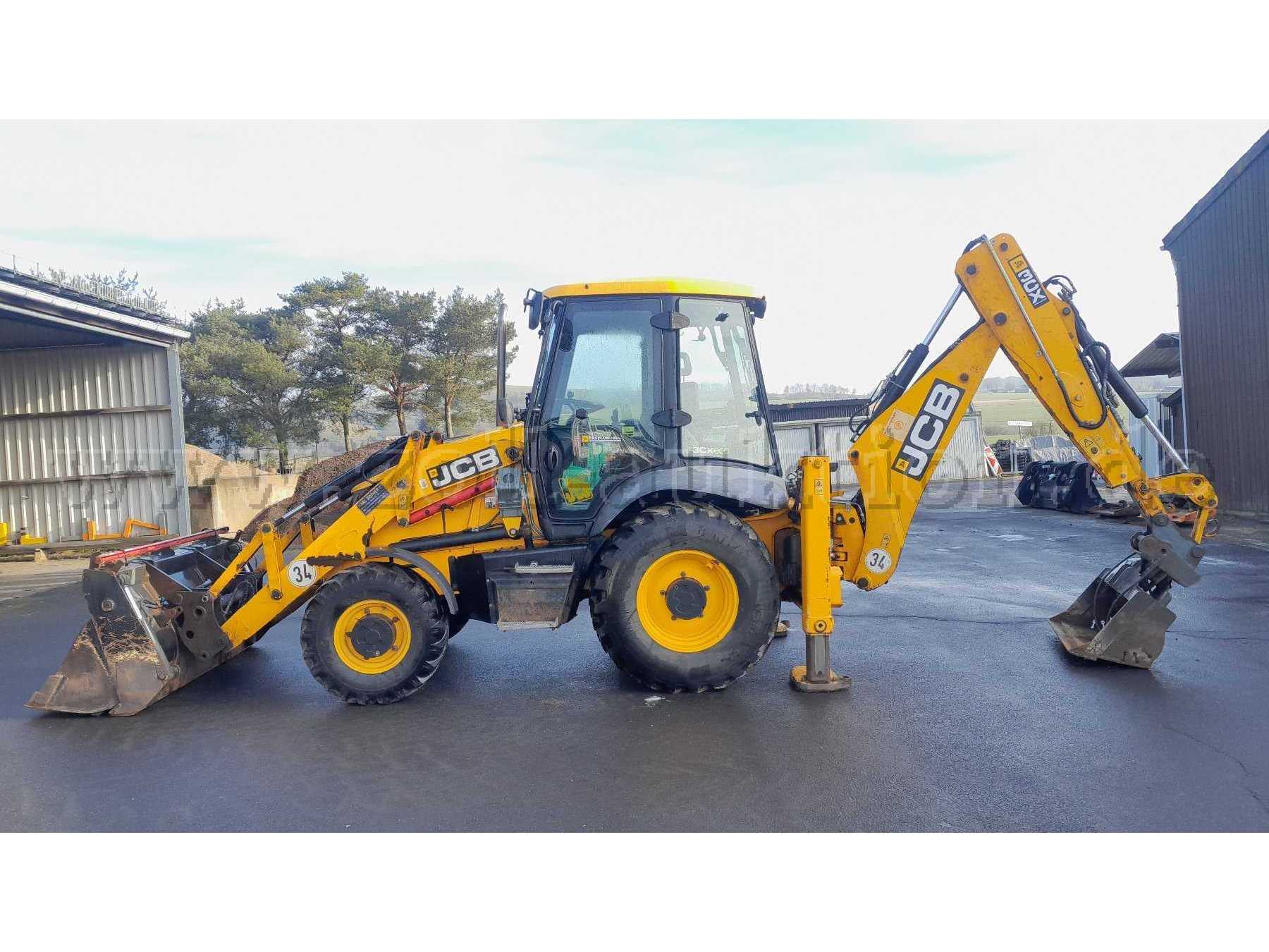 Fahrzeugschein vom 
gebrauchten Baggerlader JCB