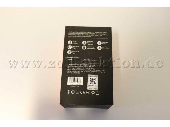 1 Geek Vape Aegis L200 (Legend 2) zilver – foto 3 – kavel bij Zoll-Auktion, Freiburg im Breisgau