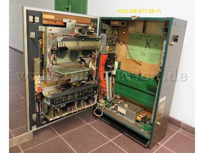 Spielautomat geöffnet