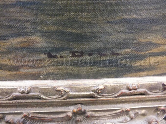 1 schilderij "Vissersboten in een lagune" van de kunstenaar Ludwig Dill – foto 5 – kavel bij Zoll-Auktion, Paderborn