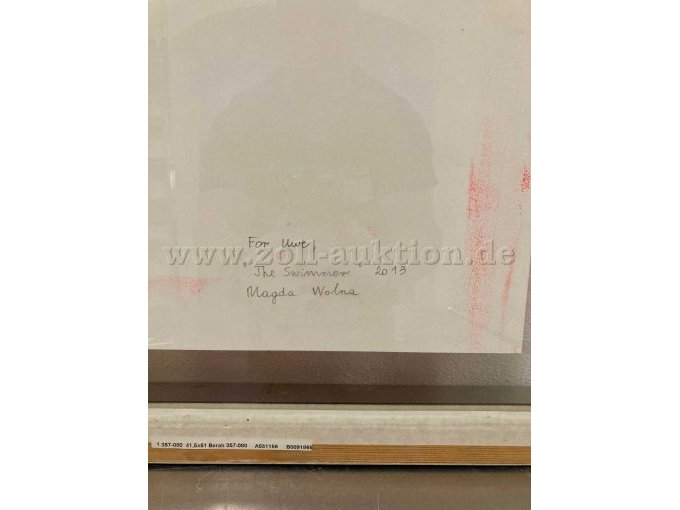 Signatur und Widmung