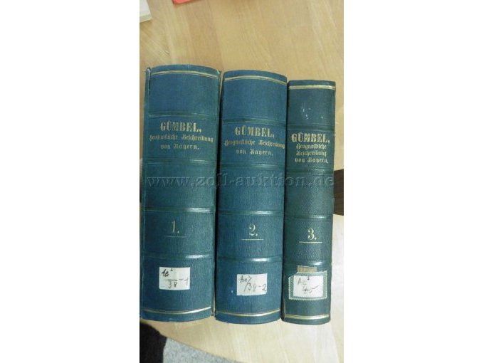 3 Bände Gümbel