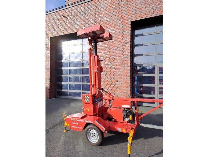 Seitenansicht aufgestellt