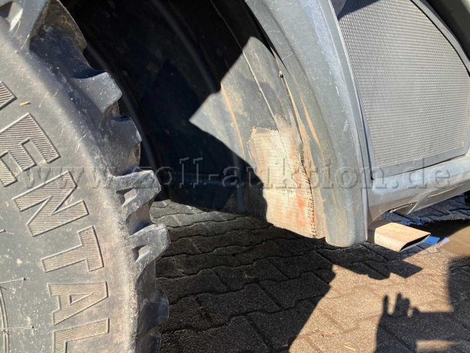 Aebi TT240 Ansicht Mangel Radlauf hinten rechts