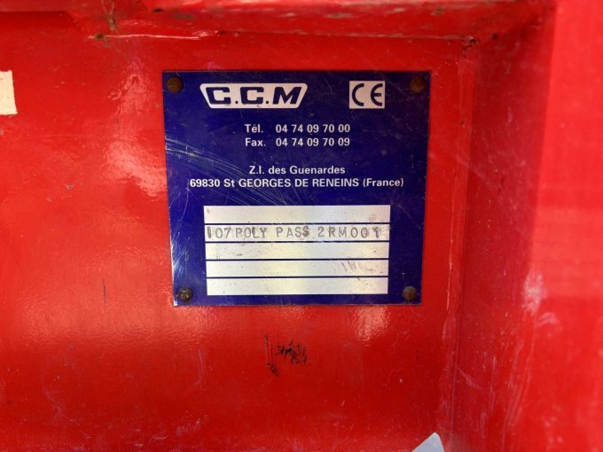 Typenschild mit CE-Kennung