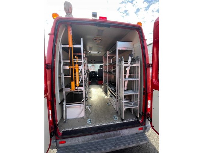 Heckansicht Geräteraum