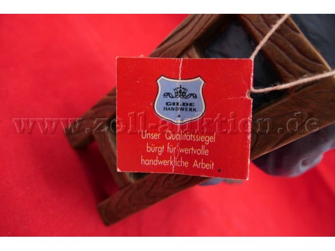 Detailaufnahme Original Gilde Clown Papieranhänger