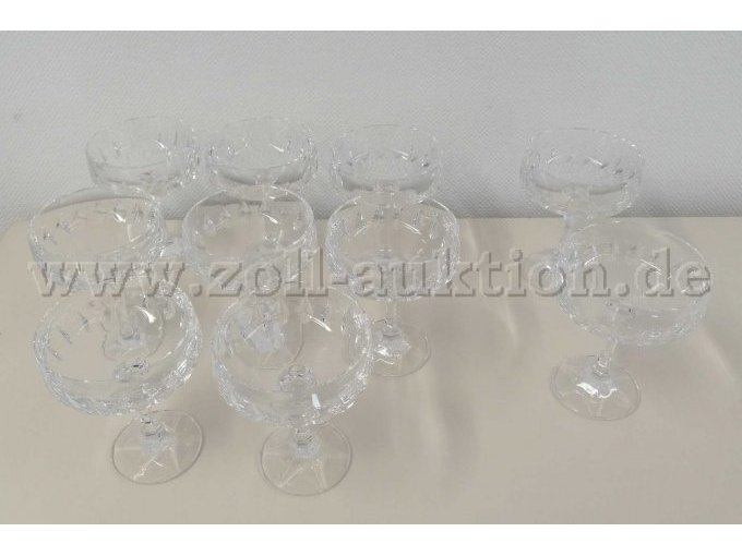 Sektschalen; Ansicht von Oben