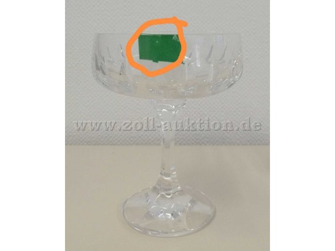 Sektschalen; Lufteinschluß