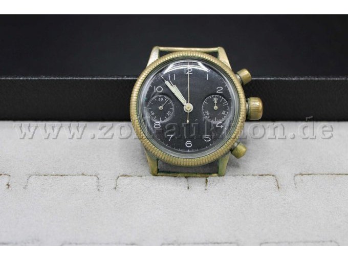 Glashütte Fliegerchronograph, Urofa 59, Frontansicht