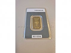 Goldbarren 10g 999,9 Feingold Frontansicht