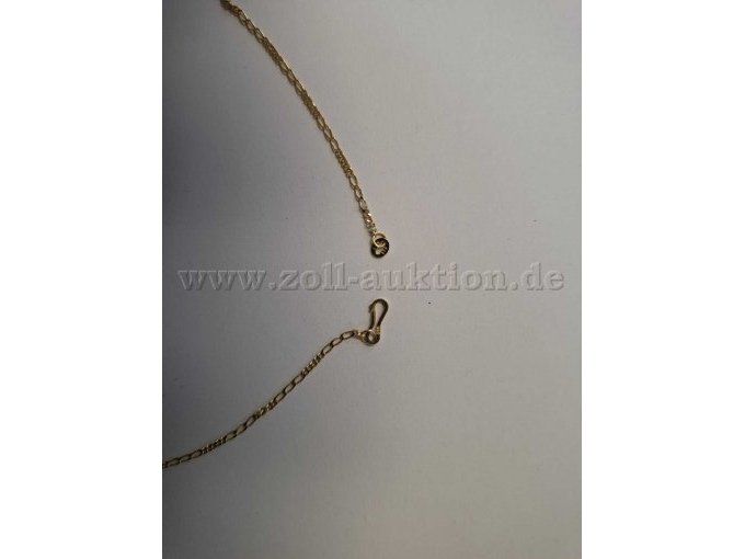 1 Goldkette fein ohne Anhänger – 585er Gelbgold – foto 3 – kavel bij Zoll-Auktion, Reutlingen