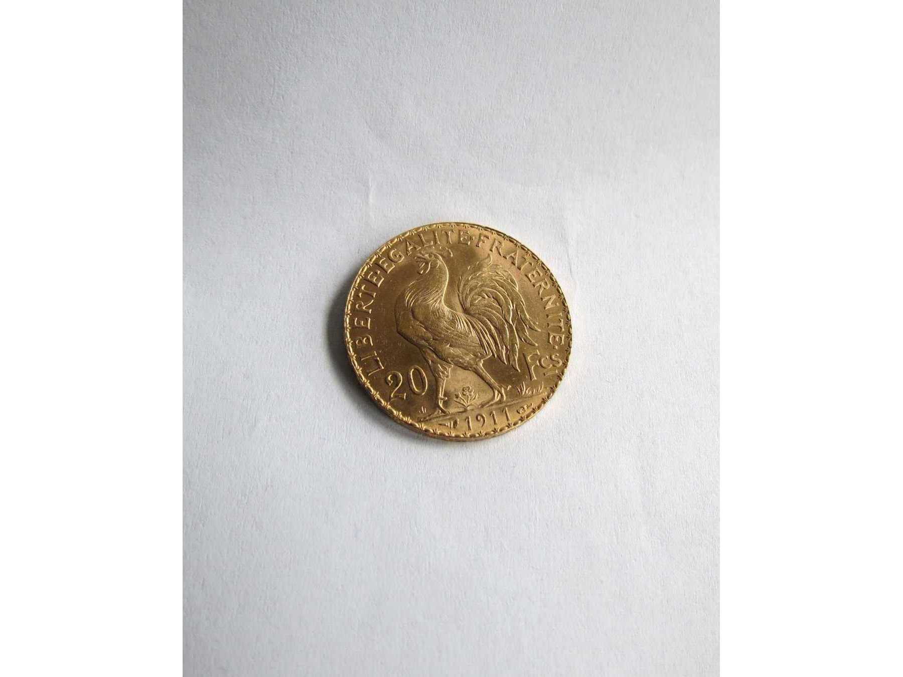 20 Franc Hahn, 1911