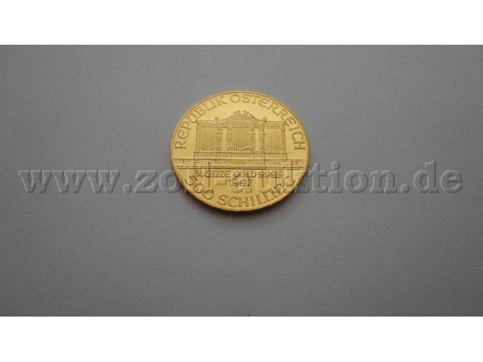 2Rückseite der Münze mit Gebäude  Republik Österreich und 500 Schilling und der Jahreszahl 1992