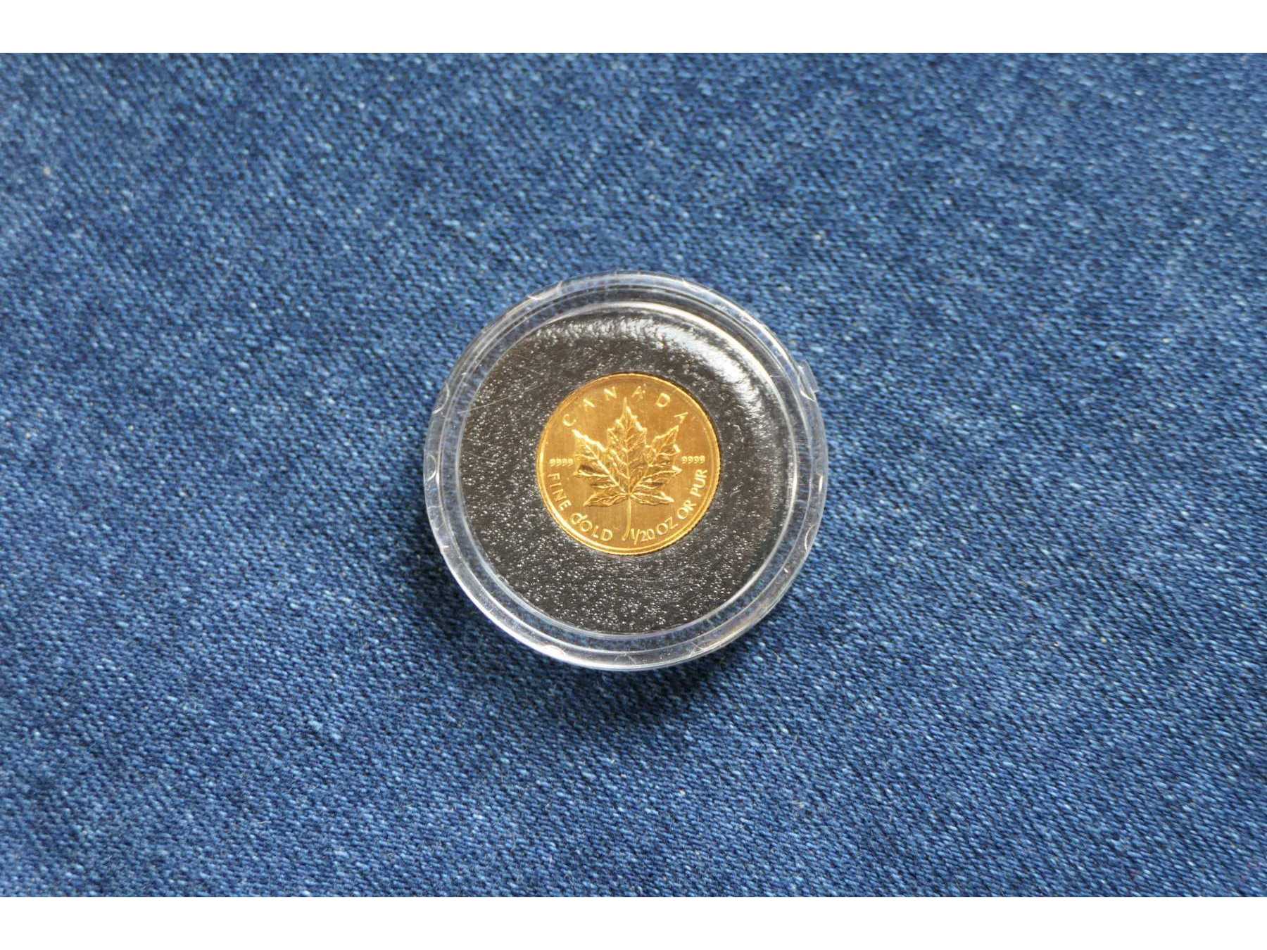 Ansicht der Münze in der Münzbox