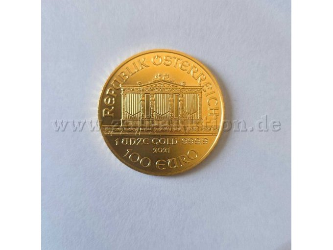 1 gouden munt 'Wiener Philharmoniker' 2021, zuiverheid 999,9/1000 – foto 2 – kavel bij Zoll-Auktion, Rostock