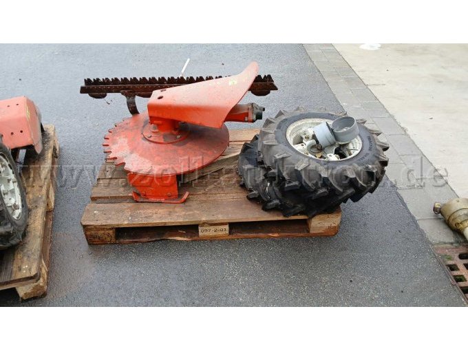 5 Doppelte Räder + Gestrüppmäher